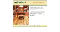 Desktop Screenshot of bearcreekwoodfloors.com